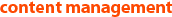Content Management